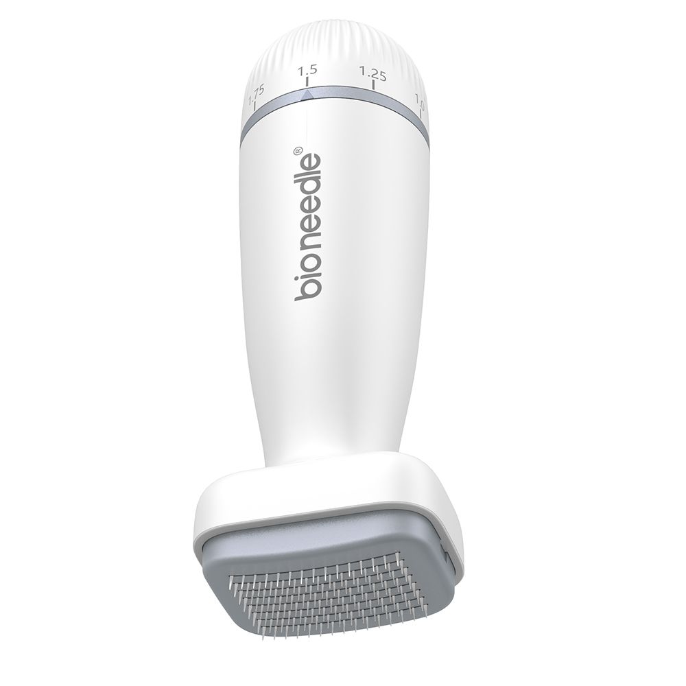 Microneedle Stamp Private Label Derma Stamp Titanium Derma Roller Adjustable Microneedling Face Skin Beauty Hair Bread Growth