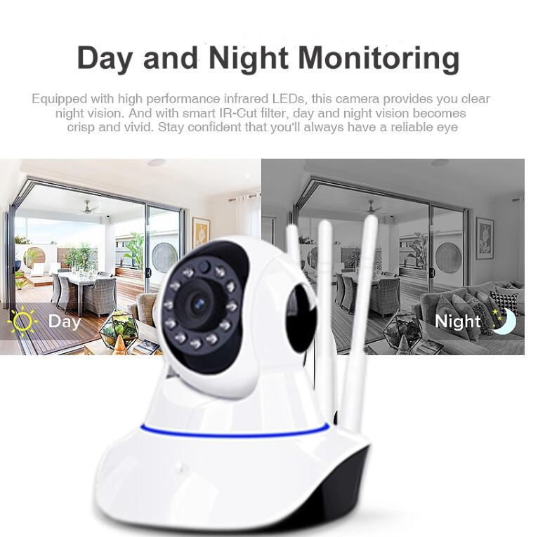 Tuya Smart WiFi Baby Monitor with Camera 720p Video Baby Sleeping Nanny Cam Two Way Audio Night Vision Home Security Cam
