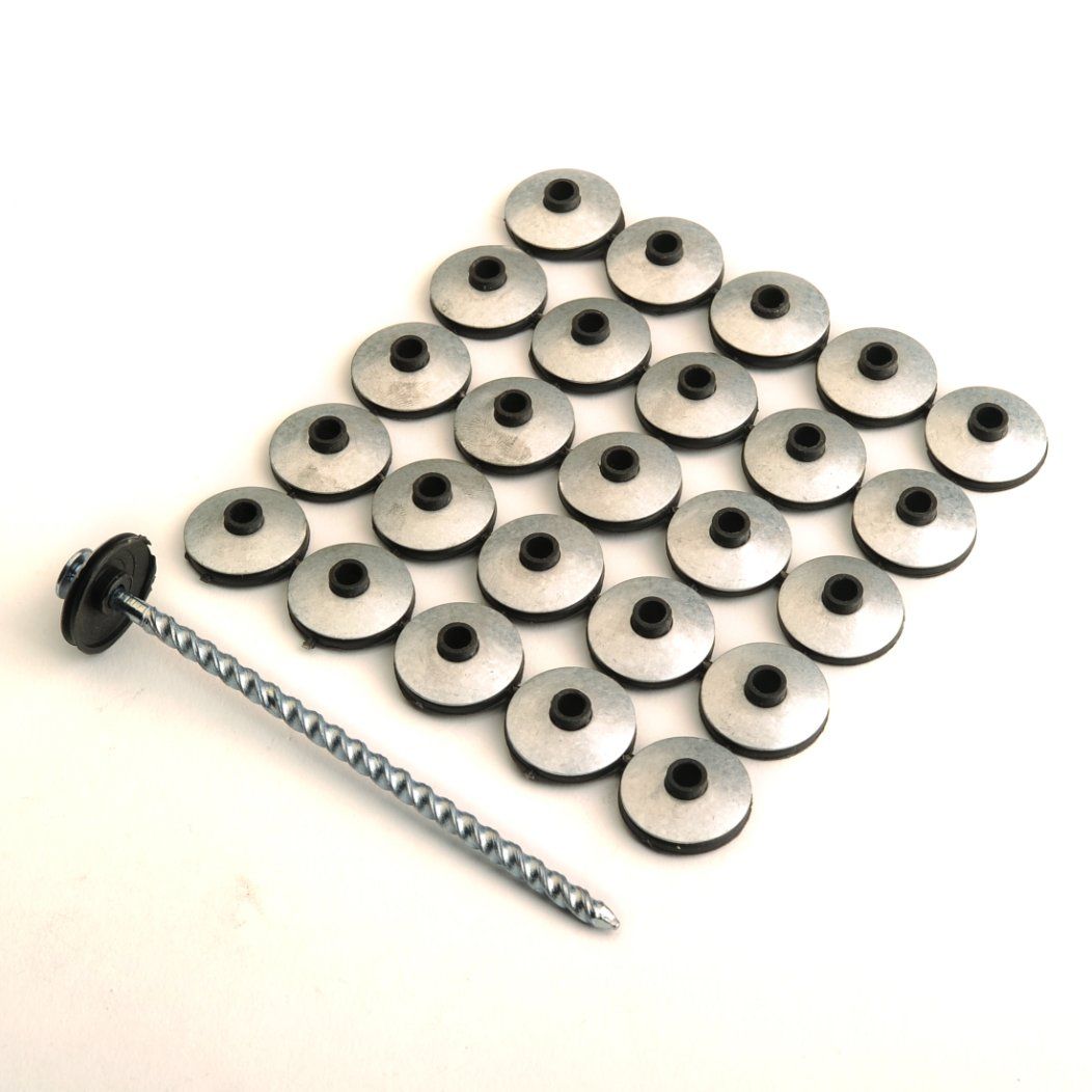 Roofing Screws Nails with Washers 90mm 100PCS