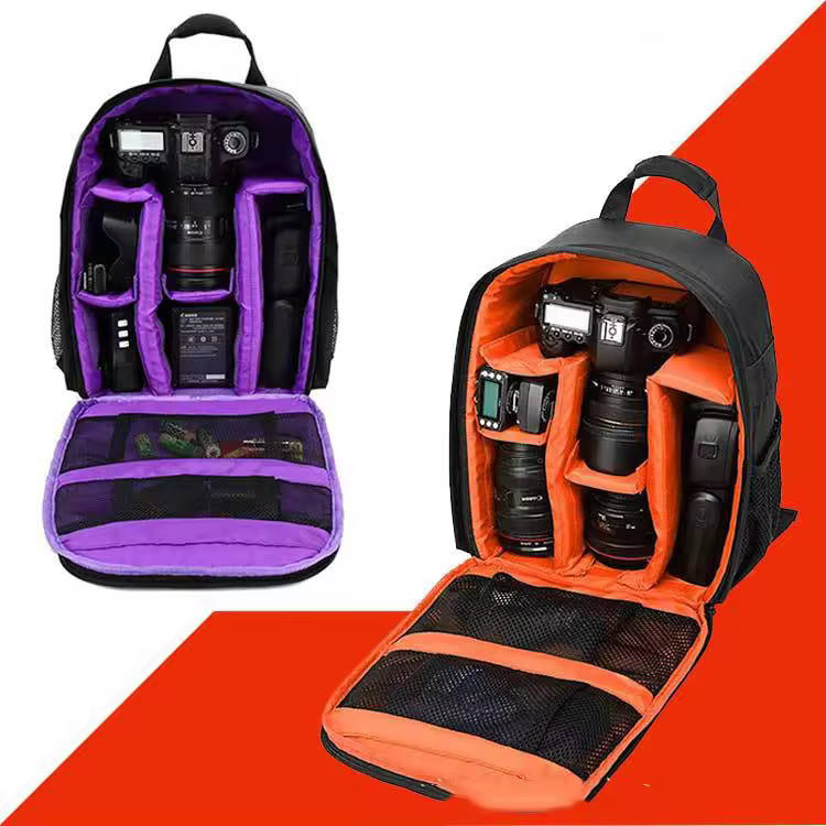 In Stock Large Capacity Camera Bags Waterproof Travel Video Camera Dslr Backpack Outdoor Vintage Digital Dslr Camera Bag