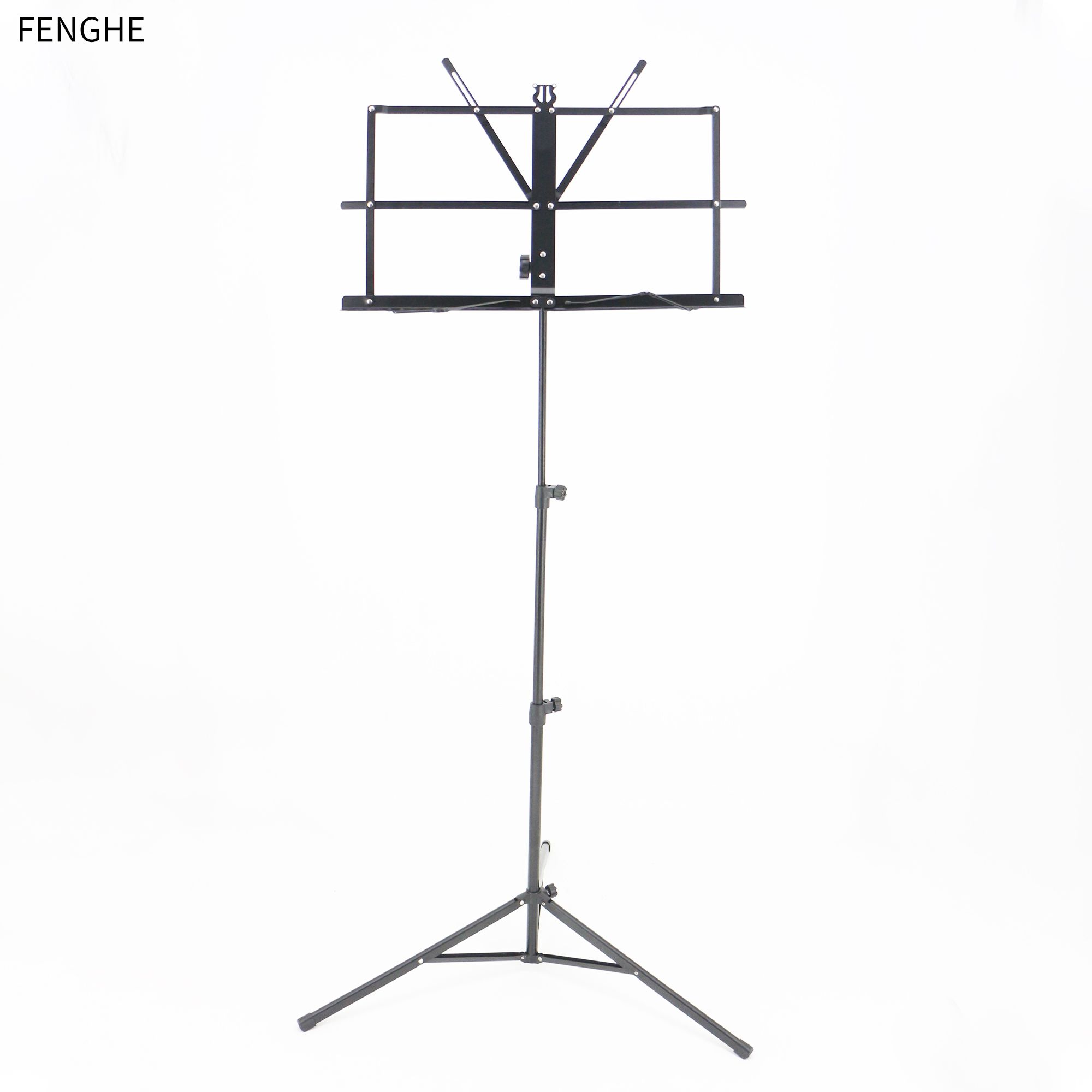 China Wholesale Foldable Small Adjustable Color Music Stand for Holding Sheet Book