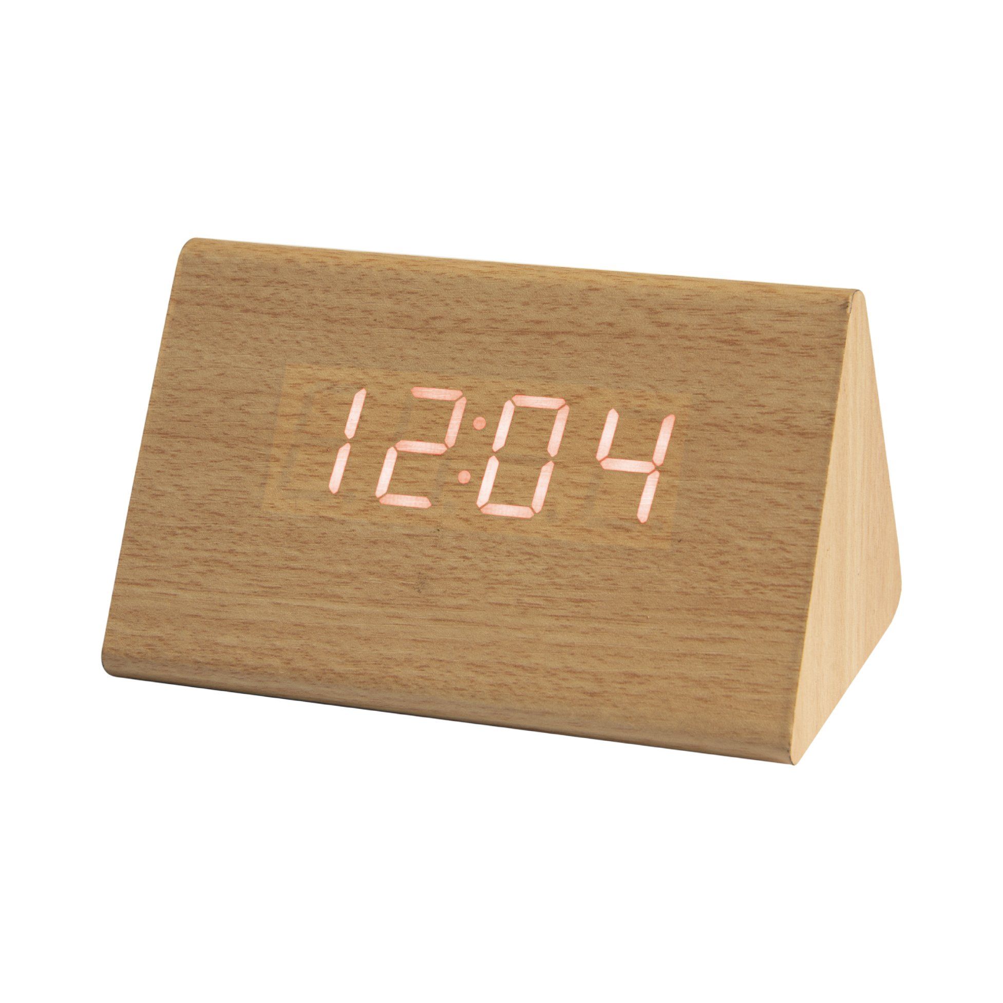 Stylish LED Wooden Wall Clock for Timeless Interior Decoration