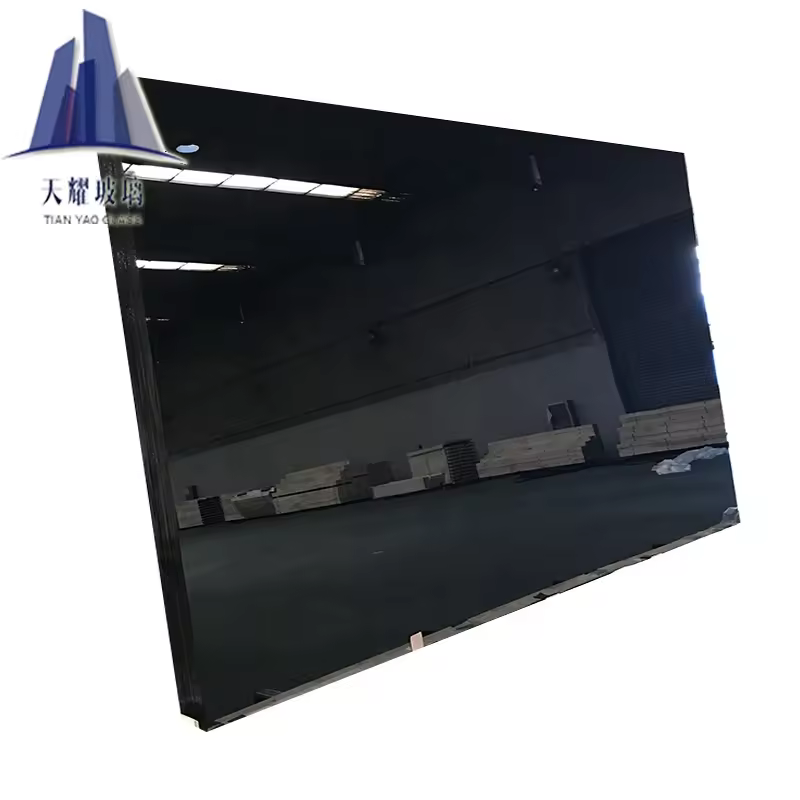 Tinted Tempered Glass Wholesale Cheap Price 6mm 8mm 10mm Black Float Glass Te...