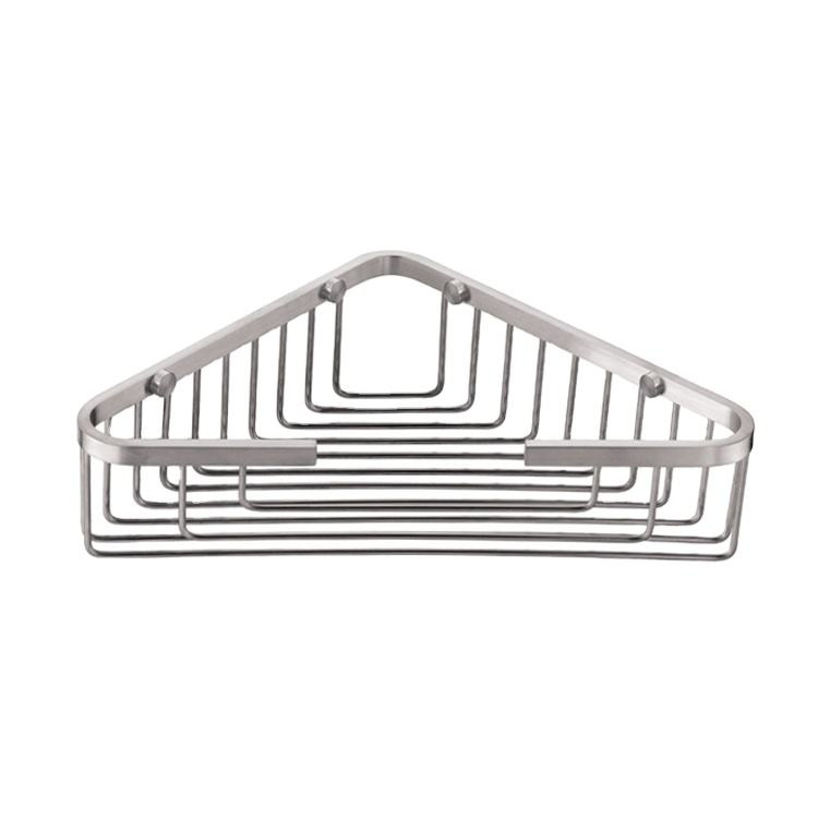 304 Stainless Steel Shower Storage Shelves Basket Corner Shower Shelf