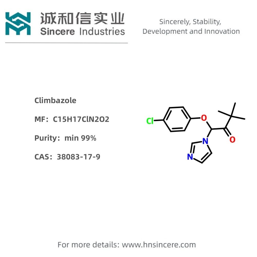 Climbazole CAS 38083-17-9 Chemical Raw Materials-1 Plant Extracts Pesticides Fungicides