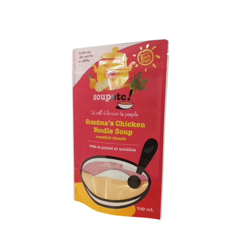 Wholesale High Quality Resealable Zipper Food Grade Packing Plastic Stand up Pouch