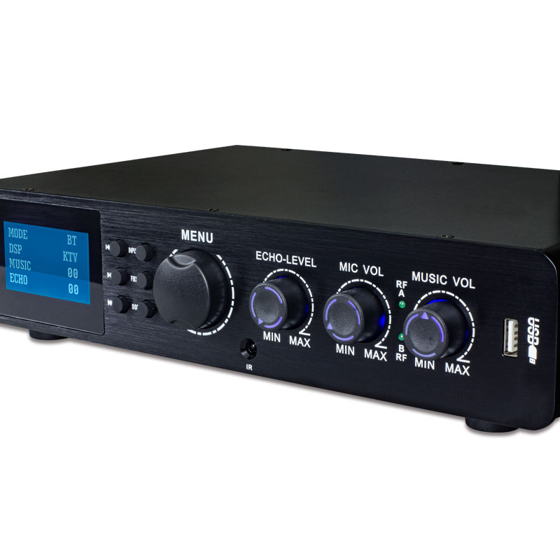 Tianlai Tl-K400 Amplificateur Audio Amplifier Audio Bluetooth Professional 500W Mixer Audio Sound Equipment Power Amplifier