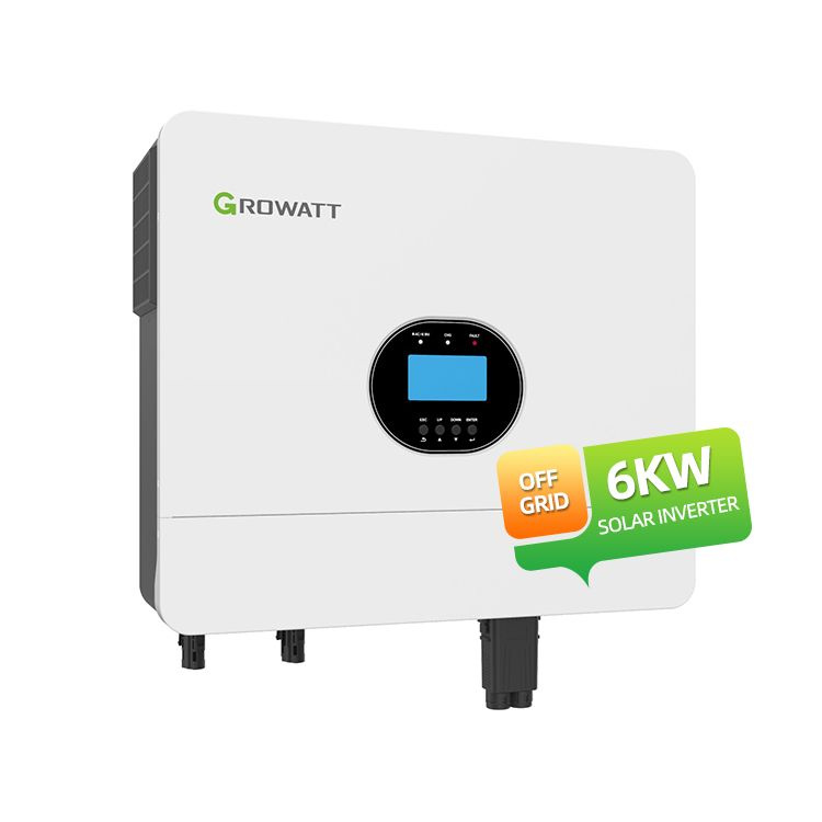 Ready to Ship Growatt SPF6000es Plus Smart Solar Inverter 6kw Single Phase for Home Use 60Hz AC Output Sine Wave Voltage