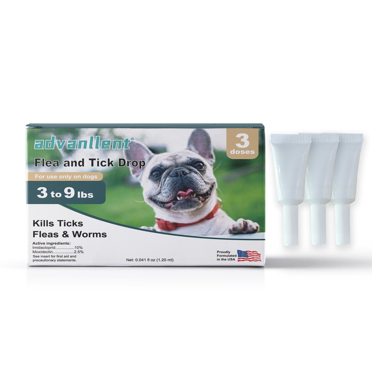 External Insect Repellent Imidacloprid/Moxidectin Drops, Wholesale Flea Tick Worms Treatment for Puppies, Free Samples