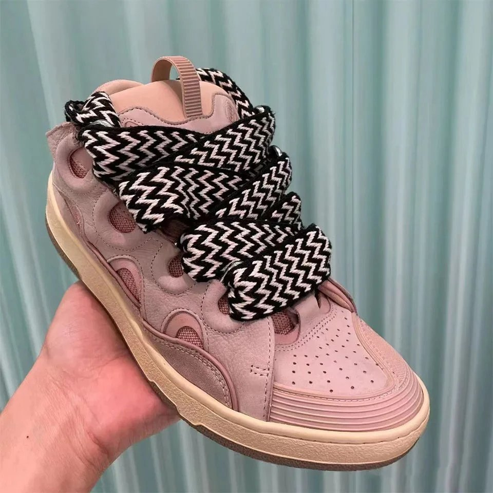 2024 Top Quality Designer Shoes Comfortable Lace-up Women Sneakers Sport Shoes Lanvine Sneakers