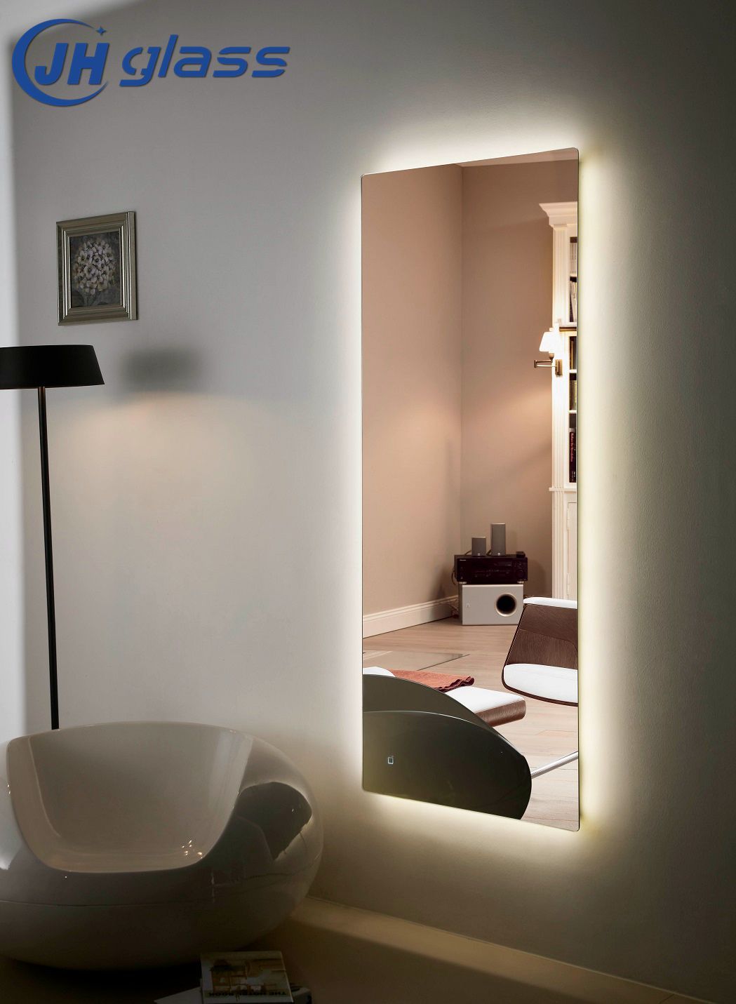 Contemporary 4mm Silver Dressing Mirror for Full-Length Reflection