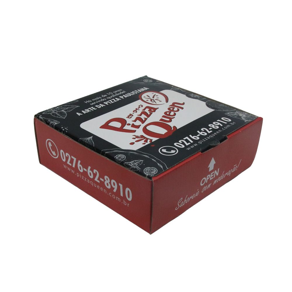 China Made Latest Design Packaging Small Size Pizza Box with Food Grade
