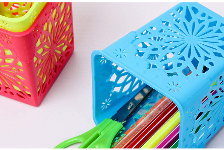 Hot Selling Magnetic Office Pencil Storage Box School Plastic Whiteboard Marker Pen Holder