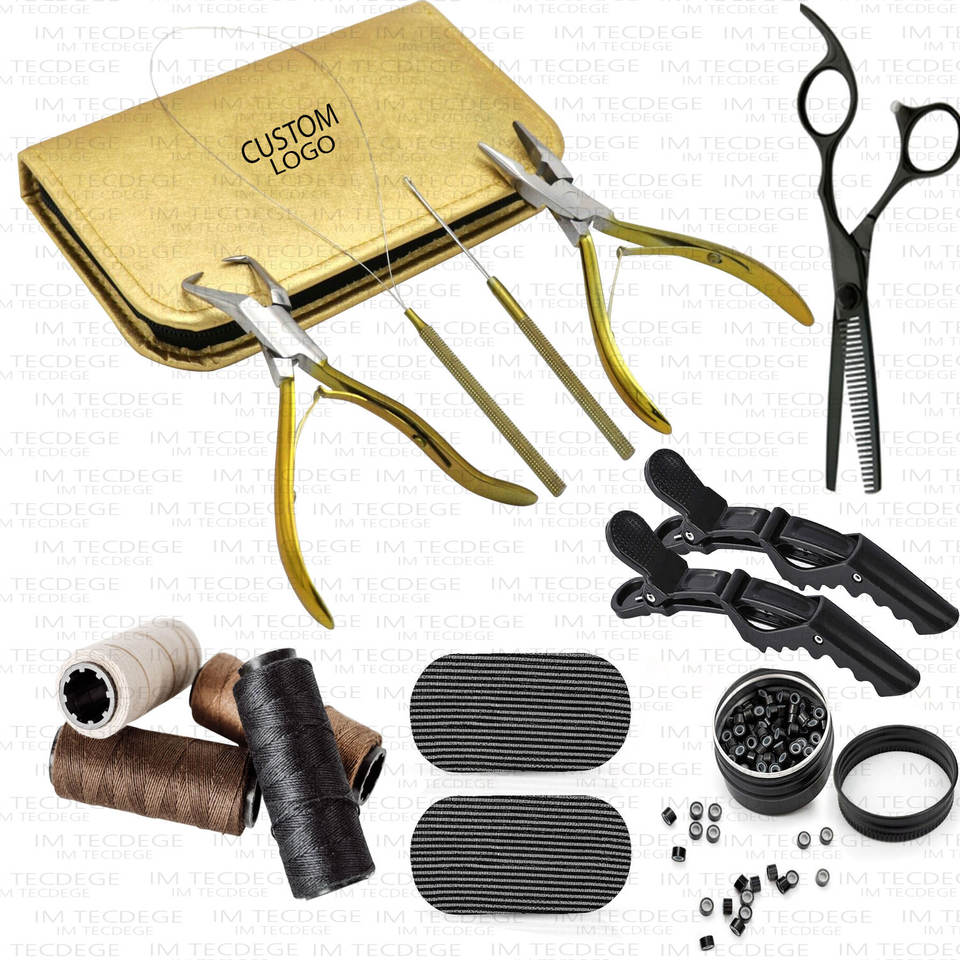 Free Logo Global Original Source For Hair Extension Tools Big Kit Oem Factory Supplier With Microbeads & Other Tools