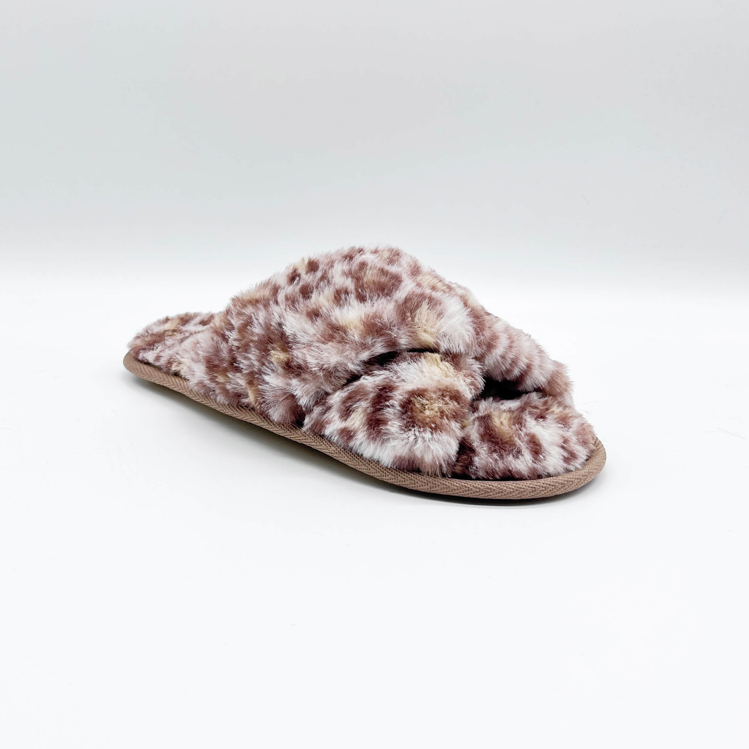 Wholesale Soft Cozy Home Plush Flip Flops Soft Non Slip Indoor Slipper