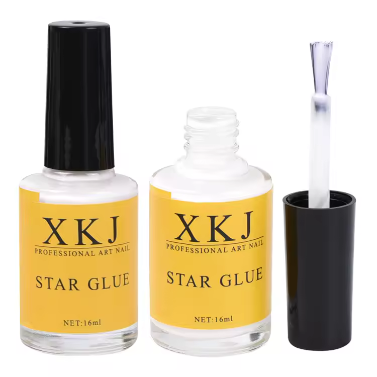 Hot Sell 16ml Nail Glue For Nail Art Transfer Foil Holographic Adhesive Decal Starry Glue Foil Nail Tip Manicure Tool Decoration