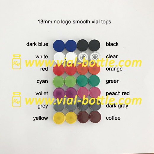 Plastic-Aluminum Flip Top Caps 13mm Colorful Vial Tops