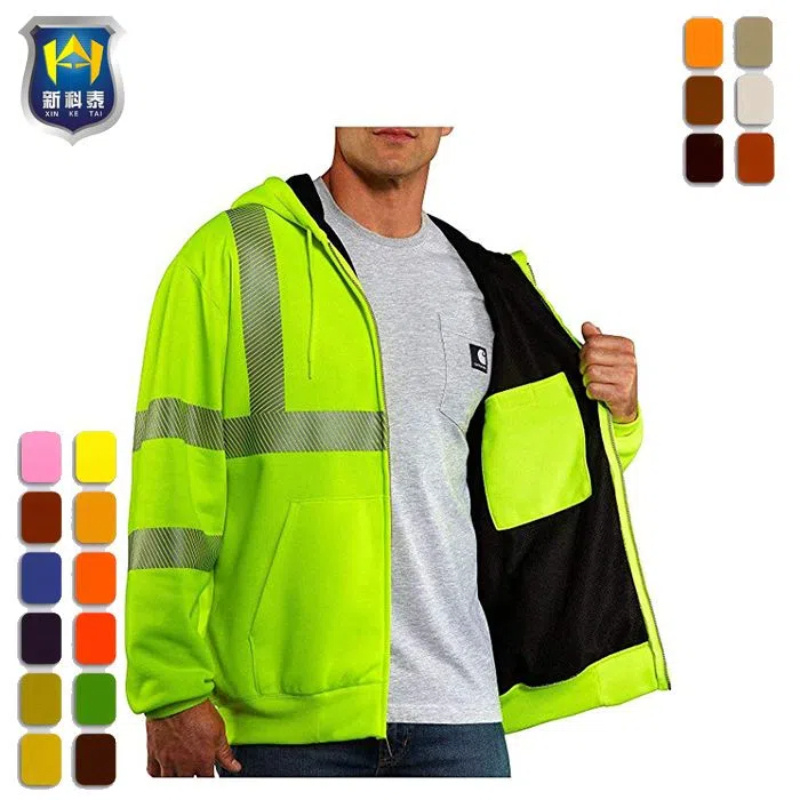 Men's Big & Tall High Visibility Class 3 Thermal Sweatshirt