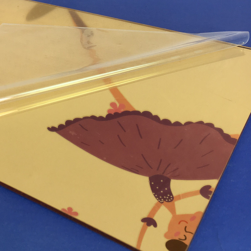 3mm Acrylic Gold Mirror Sheet Mirror Acrylic Sheet Price Factory Direct Sale
