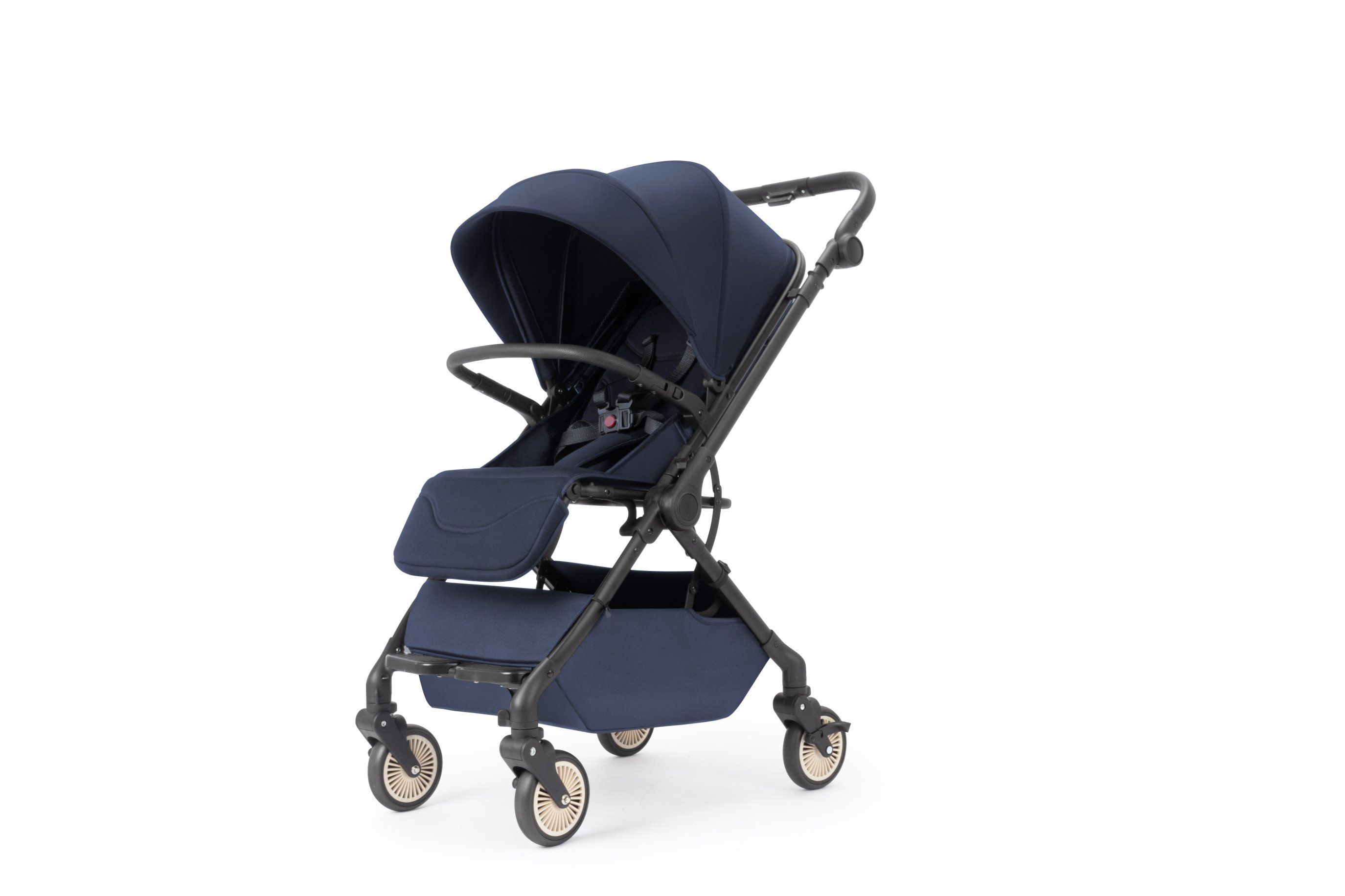 Portable Versatile 4-Wheel Travel System Premium Alloy Infant Stroller Two-Way Push Foldable Pram Big Light Convenient Sitting