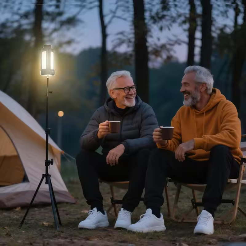 Best Seller 16000mah Collapsible 360° Lighting Waterproof Camping Lantern Four-leaf Lighting Camping Light