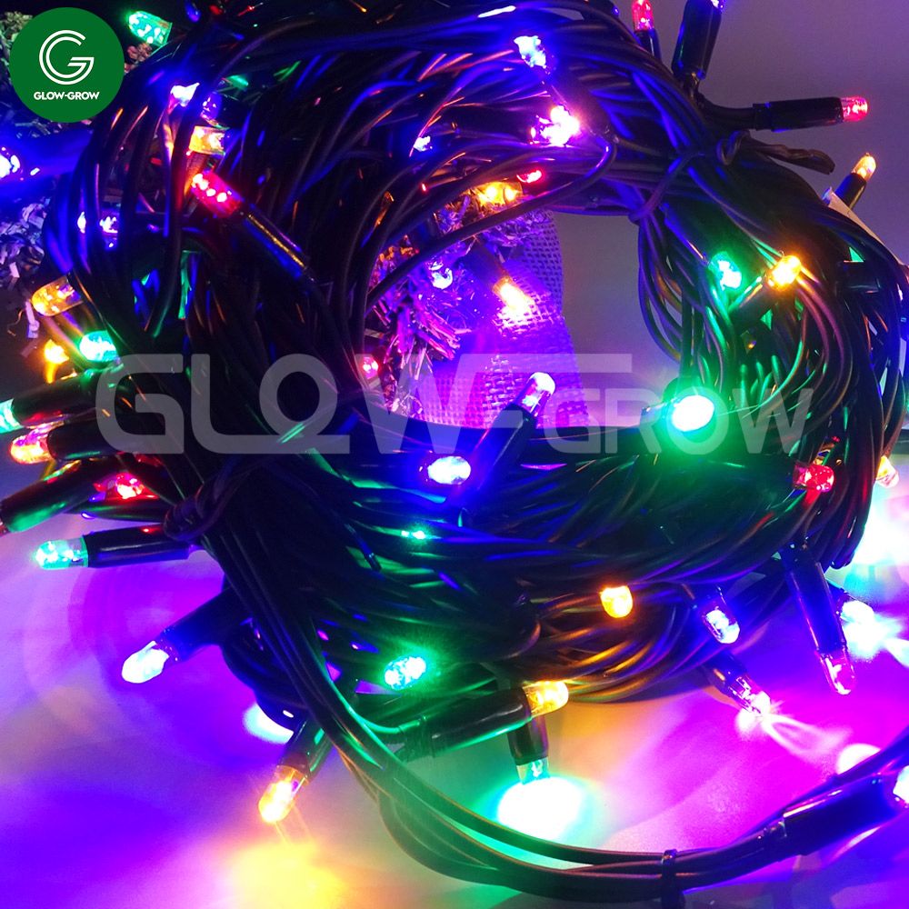 Factory IP65 Outdoor Christmas RGB LED String Light for Home Ramadan Holiday Tree Halloween Decoration