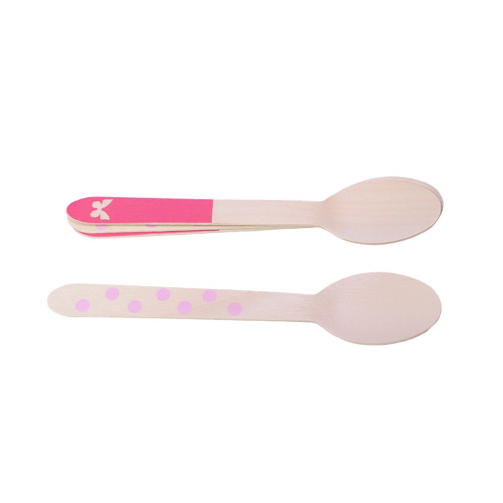 Fast Food Takeaway Wooden Cutlery Birch Wood Spoon Fork Knife Disposable Wooden Cutlery Set