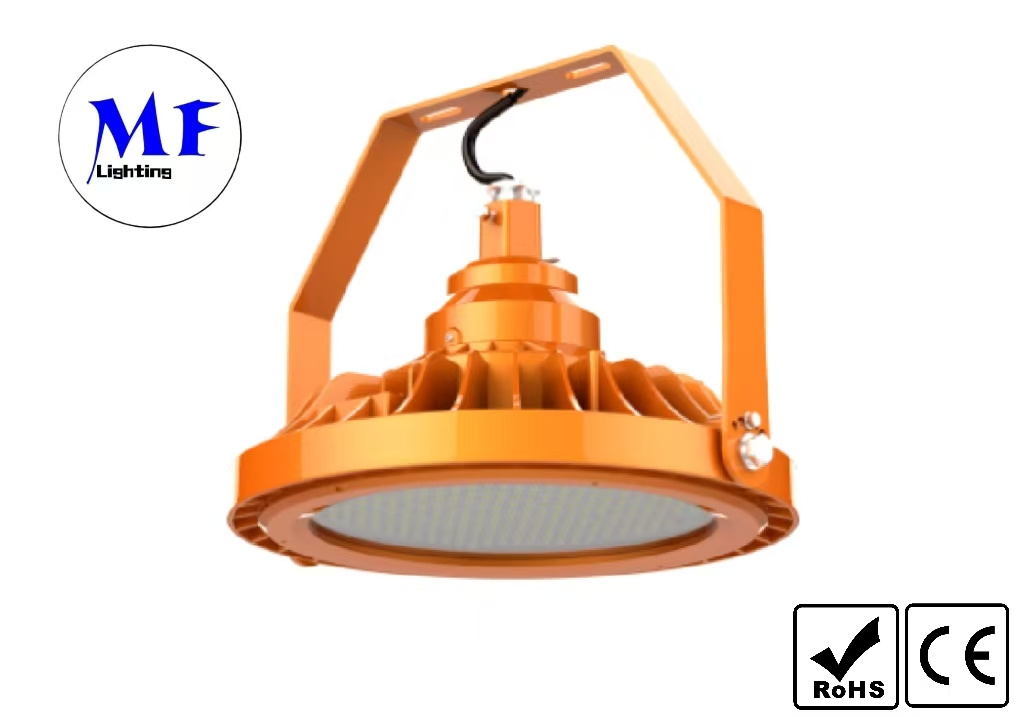 Atex Certificated Industrial Light 60W, 80W, 100W, 150W, 200W Waterproof IP66 High Bay Lighting Gas Station Lights LED Explosion Proof Light