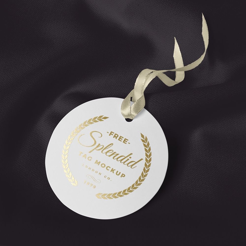 High Quality Unique Square Shape Newborn Clothes Paper Customise Hang Tag