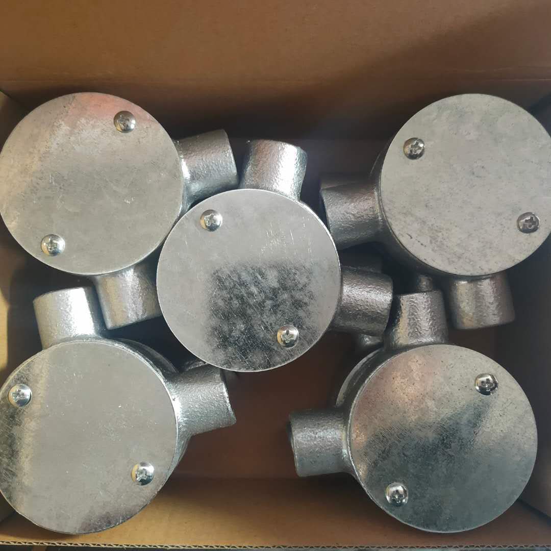 BS4568/En61386 20mm 25mm 32mm Terminal Box - 2 Way (Angle) Steel