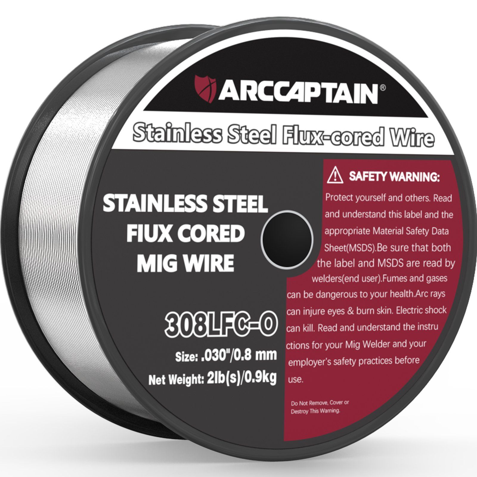 E308lfc-O Stainless Steel Flux-Cored Welding Wire 0.030" Factory Direct Exporter Low-Spatter Anti-Porosity MIG Wire for Lincoln Forney Machines