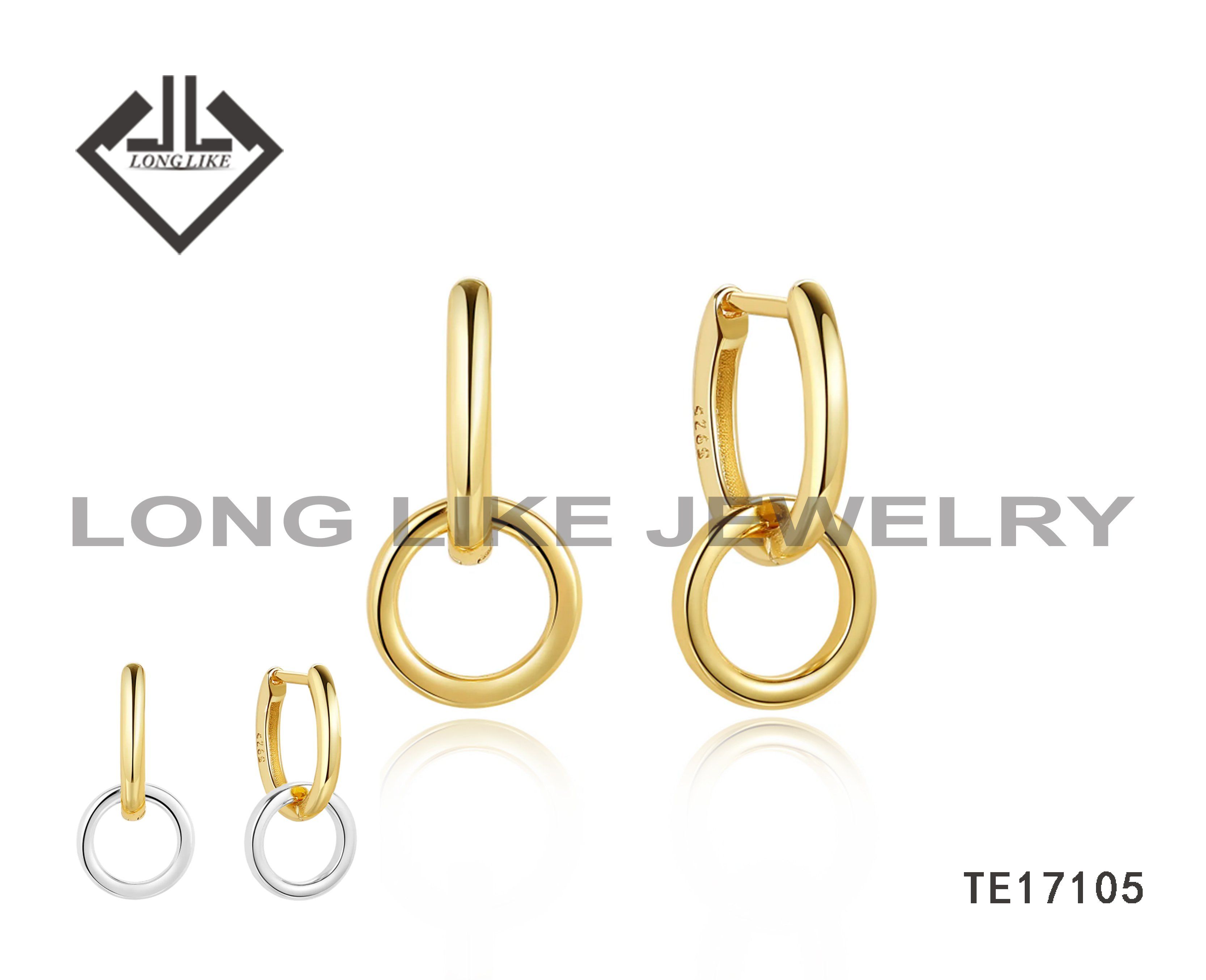 Best Seller Sterling Silver Jewellery Plain Chic Hoop Huggies Earring