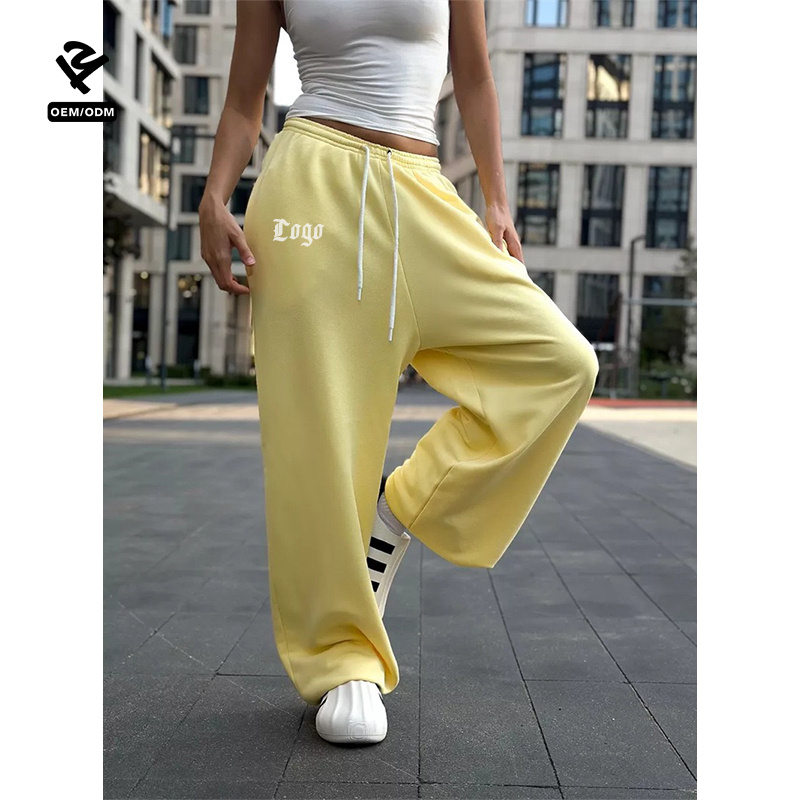 Women Pants Summer Clothing Streetwear Wide Leg High Waist Casual Lounge Pant 2025 Travel Vacation Outfits Sweatpants