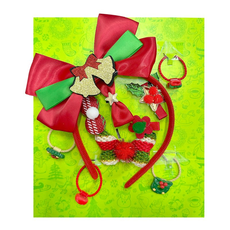 Hot Selling Kids Hair Accessories Toy Decoration Christmas Jewelry Fashion Beauty Jewelry Toys OEM Wholesale Jewelry Making Educational DIY Chlid Toys