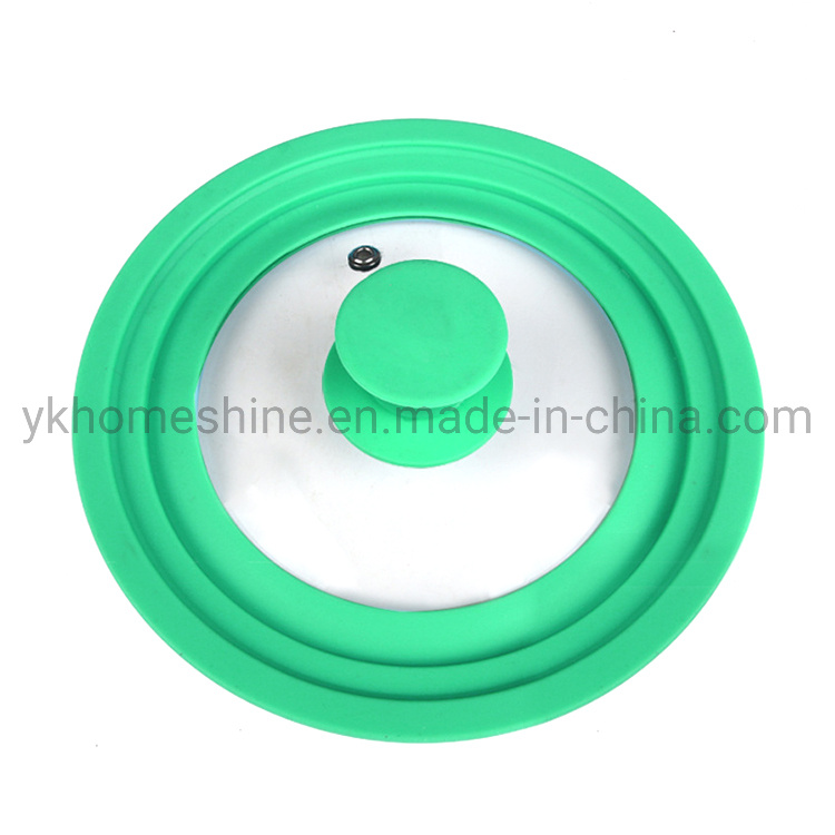 Hot Selling Multi-Sized Silicone Glass Lid for Different Kinds of Pot
