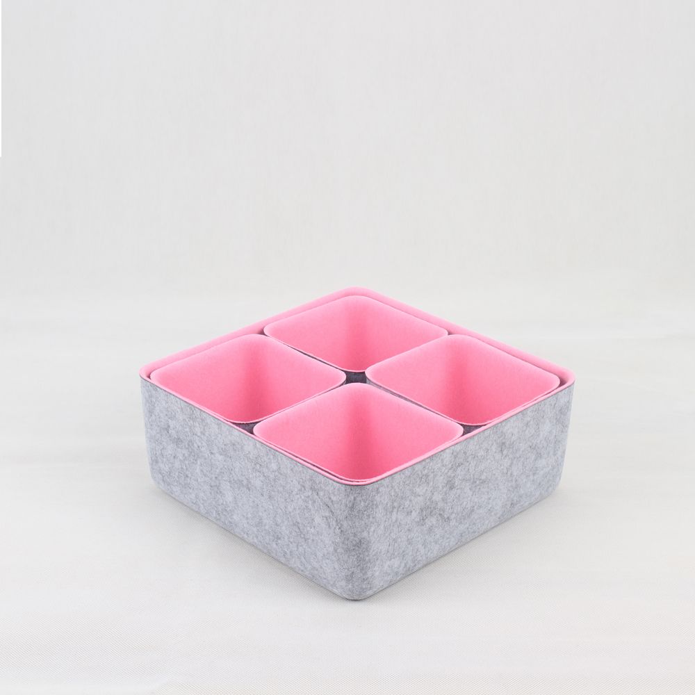 Eco Friendly Bottles Recycled P. E. T. Felt Divided Food Storage Containers for Pantry for Australia Market