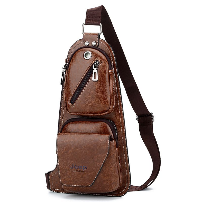 Men Messenger Shoulder Chest Bag Crossbody Handbag