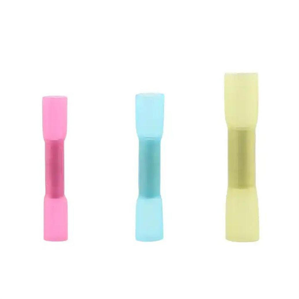 German Style Hot Sales 100PCS Package Electric Nylon Insulated Heat Shrink Butt Splice Wire Connector