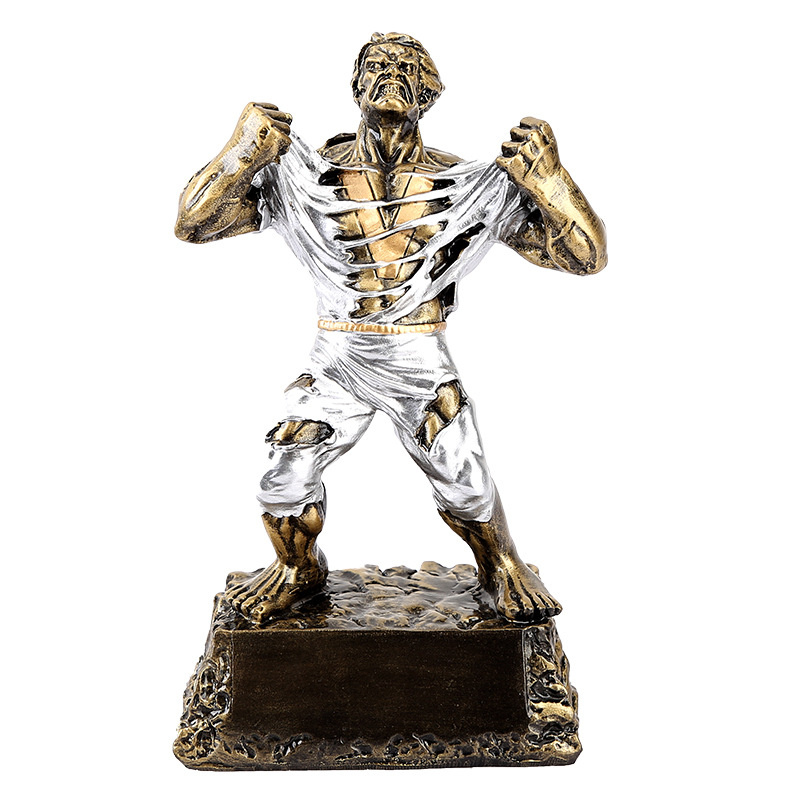 Creative Wholesale Muscular Character Heroic Action Figure Statue Resin Souvenir