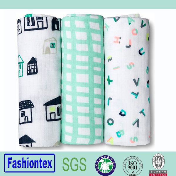 High Quality Muslin Burp Cloth Infant Cotton Baby Wrap Wearable Burp Cloth