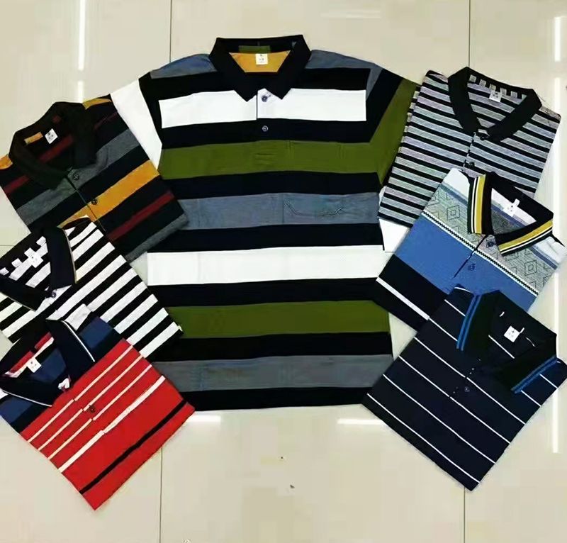 Wholesale Cheap Stock Summer Men′ S Good Quality Cotton Short Sleeves Casual Fashion Oversize Polo Neck T Shirts Low Price Polo Shirt