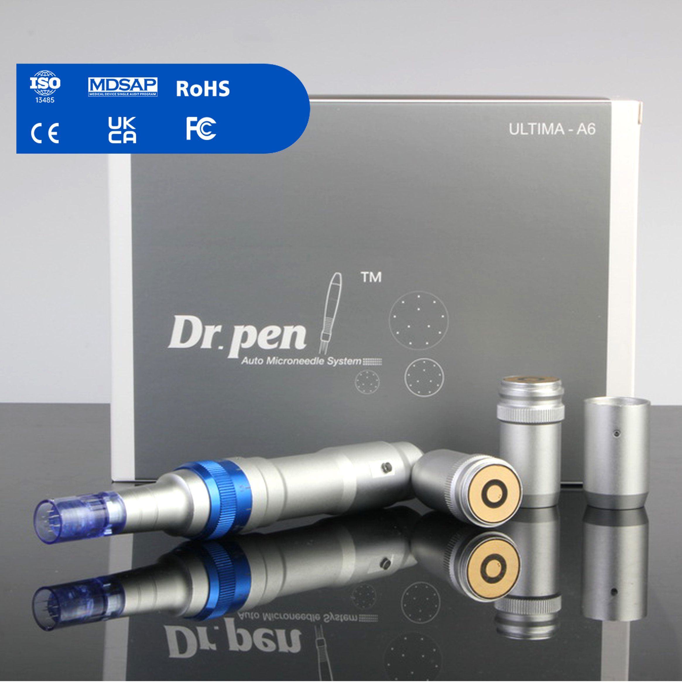 Byall Life 2 in 1 Wired Wireless Battery Rechargeable Pmu Mts Dr Pen A6 Microneedling Derma Pen for Scars