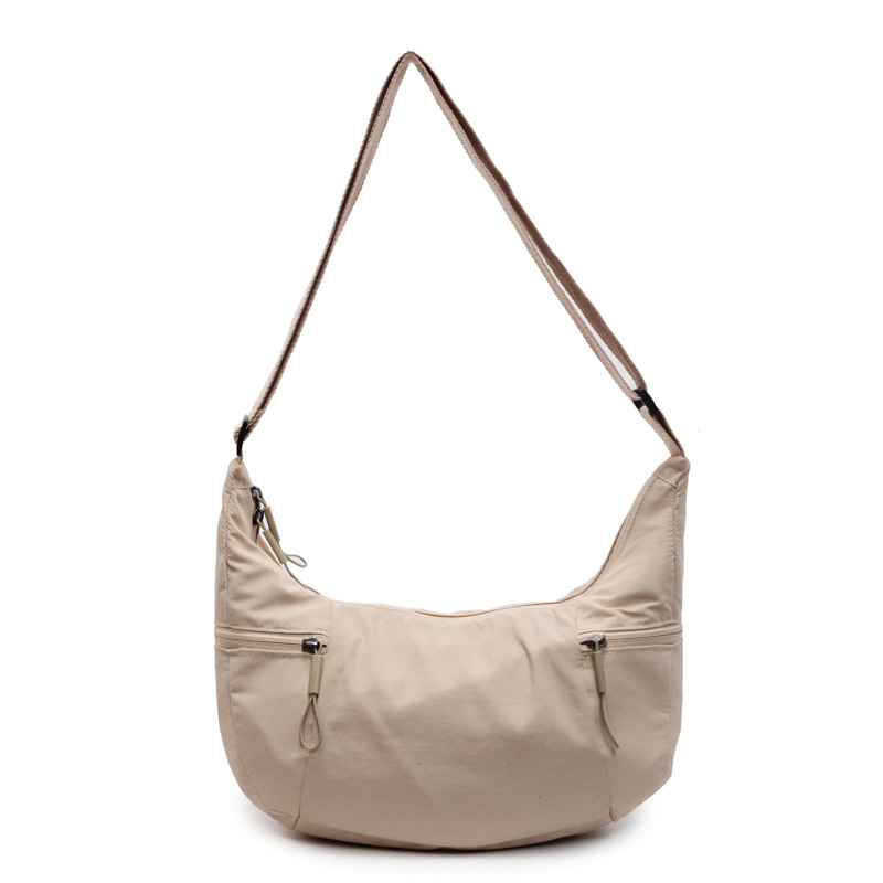 Premium Japanese - Style Lightweight Nylon Women's Bag, Multi - Functional Shoulder & Crossbody Dumpling - Style, Meeting The Needs of Leisure, Sports & Cycling