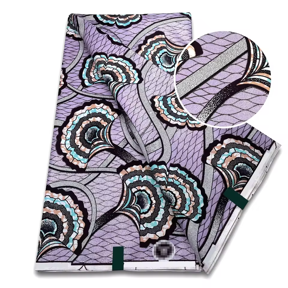 Ready Goods Fashionable 100%cotton Wax Printed Fabric African Fabrics Printed Fabrics In Stock