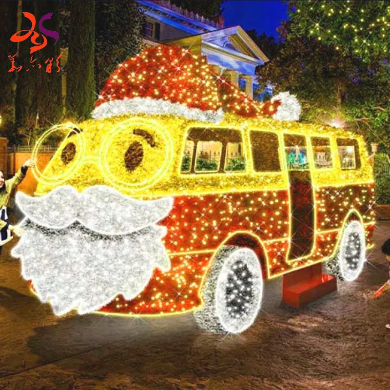 2025 Christmas Outdoor Decorations Giant Holiday Lighting Export Factory