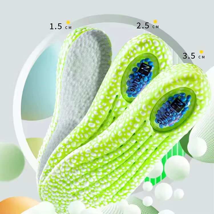 On Stock Breathable Comfort Height Increased Insole Shoe Lifts Insole Foot Bed Insoles