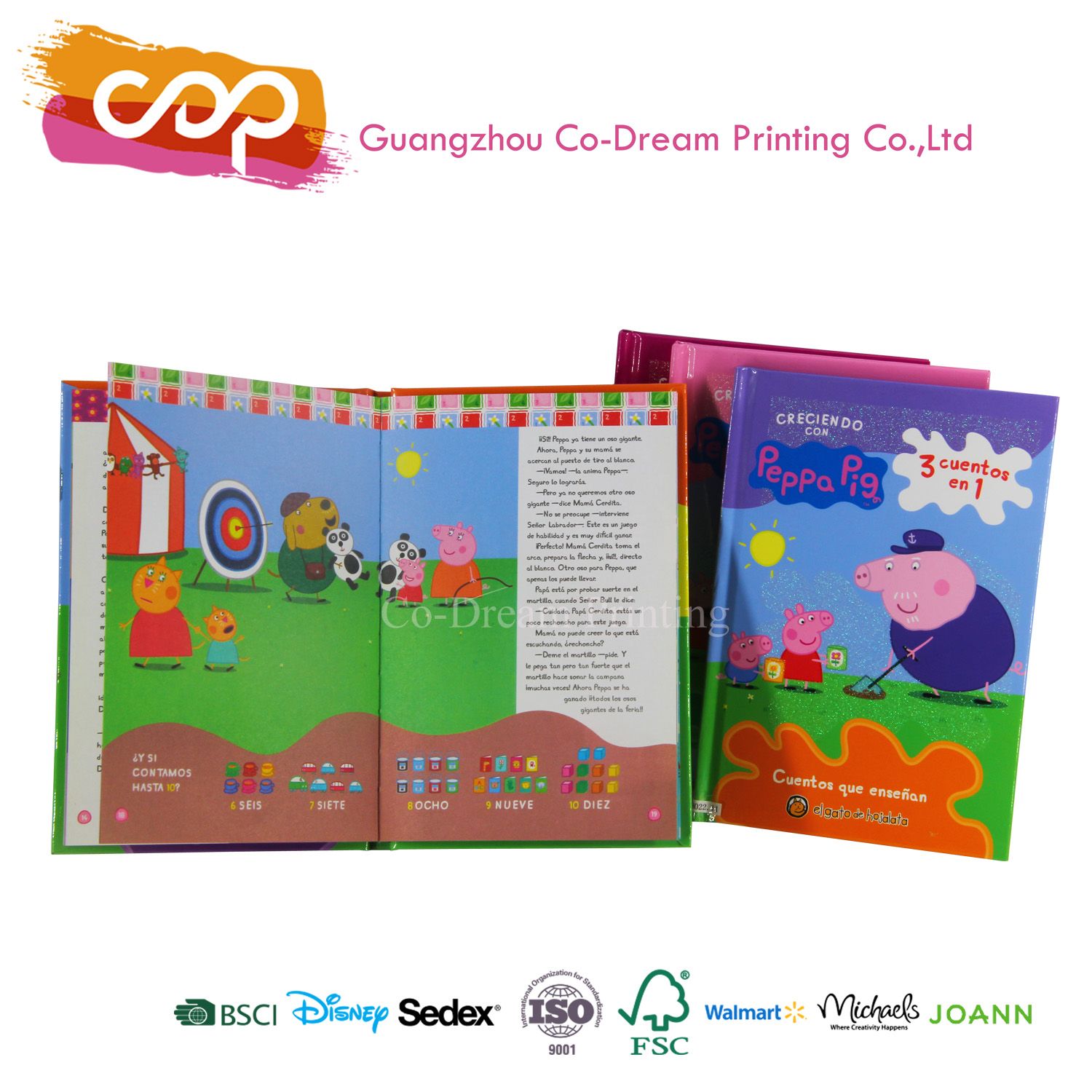 Funny Pig Family Children Storied Book Printing