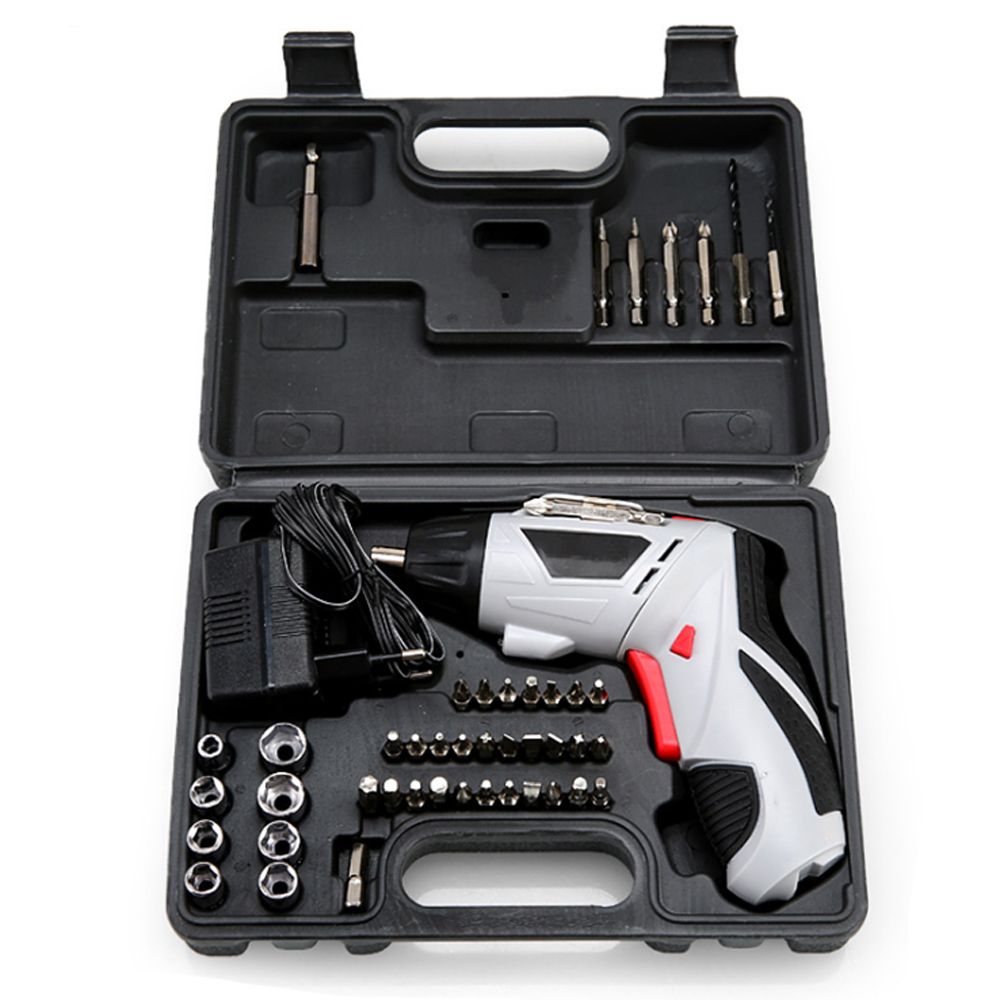 Hot Sale 45 in One Set Drill 4.8V Cordless Drill Electrical Battery Air Pneumatic Electric Screwdriver