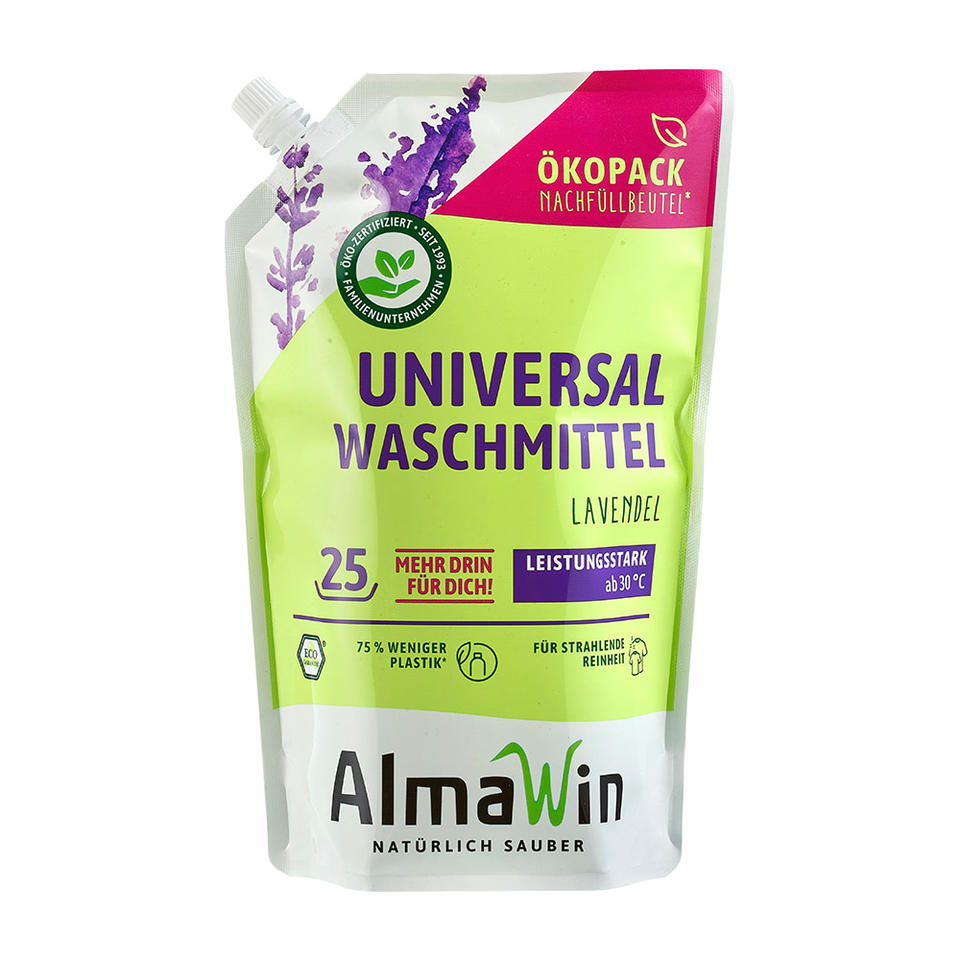 AlmaWin Brand Universal Bio Liquid Laundry Detergent 1.5L-23 Loads With Lavender Scent-Baby Detergent