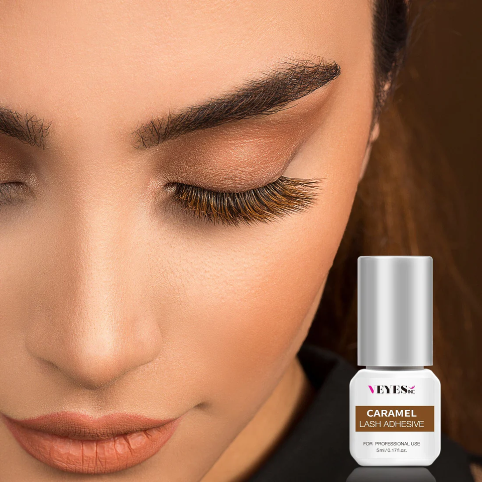 Veyes Premium Quality Fast Dry Eyelash Extension Glue Liquid Multi-color Beauty Care With Custom Msds